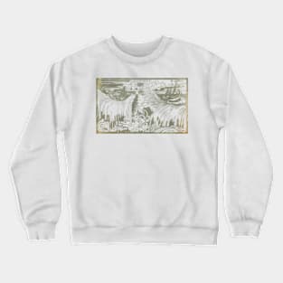 Rough Waters in Burnish Crewneck Sweatshirt